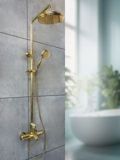 Душевая система с термостатом AltroBagno Beatrice 030408 Or золото